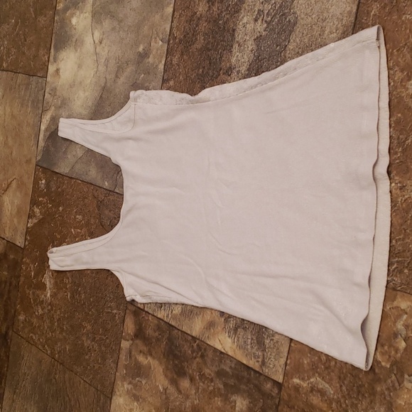 Express M Silver Sequin Sleeveless Tank Top Shimmer - Picture 4 of 6